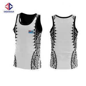 OEM thực hiện tùy chỉnh thăng hoa 100% polyester cảm ứng Bóng đá SINGLET - Product Image 3