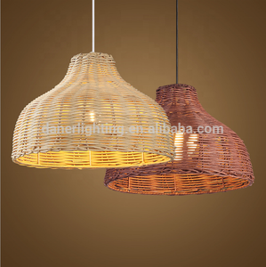 Handmade Natural Rattan Woven Modern Decorative Chandelier Pendant Hanging Lamp <strong>Light</strong> <strong>Fittings</strong> for Restaurant - Product Image 4