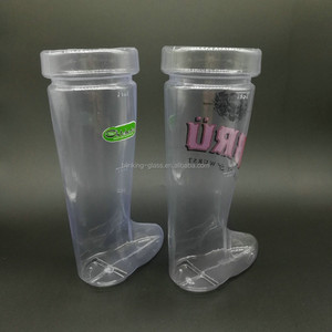 <strong>Plastic</strong> Sustainable Clear Beer Boot <strong>Mug</strong> 20oz with Customizable Logo for Party - Product Image 3
