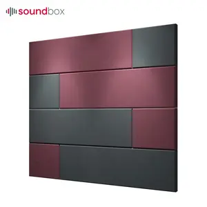 50mm Fiberglass fabric acoustic wall panel