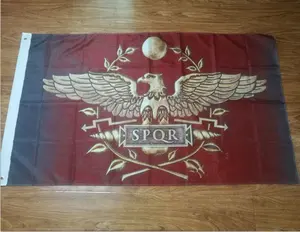新罗马帝国参议院与罗马人民SPQR历史旗帜3*5英尺