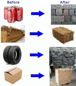 Hộp Các Tông Phế Liệu Kim Loại Giấy Baler Chất Thải Carton Bale Press <span class=keywords><strong>Machine</strong></span> - Product Image 5