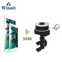 WIANITワイヤレス魚群探知機デジタルビデオカメラ、防水魚探知カメラ下