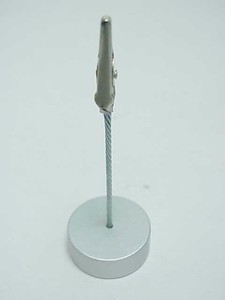 Porte-mémo carré en aluminium à base blanche - Product Image 5