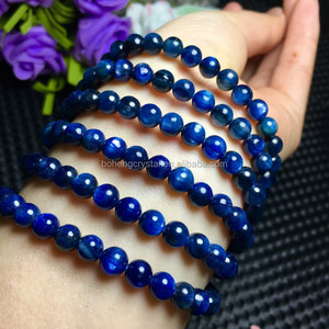 Cristal natural al por mayor alta calidad muy hermosa <span class=keywords><strong>cianita</strong></span> tres anillos pulseras - Product Image 5