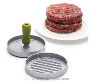 Et presi hamburger köftesi basın hamburger ızgara dizi bölmeleri