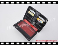 Dompet Kartu PU Motif Kulit Buaya Anti RFID, Kustomisasi, Laris Manis