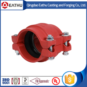 conexiones ranuradas de hierro dúctil, con certificados UL FM, 300PSI, productos nuevos tal como 995 couplings - Product Image 1