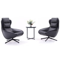 Neues Produkt Rundes Kleines Heimbüro mit Couch Executive-Sofa-Set Kunstleder Bürosofas