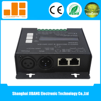 RGBW DMX Contrôleur 4 Canaux 24V/DMX 512 Décodeur