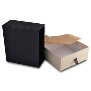 Caja de Almacenamiento Negra de Papel Especial, Estilo Cajón, para Cinturones, Diseño Más Reciente, Disponible en Existencia - Product Image 6