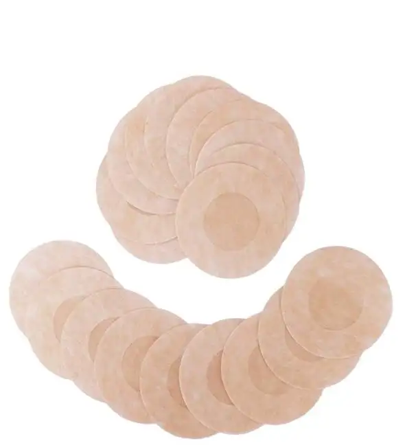 10 Pairs Non-woven Zelfklevende Geen Show Borst Bloemblaadje Pasties Wegwerp Nipple Covers