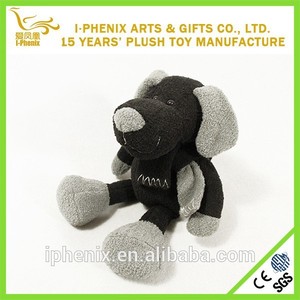 adorable chien <span class=keywords><strong>noir</strong></span> en peluche jouets jouet kid - Product Image 1