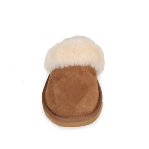 Pantofole in Pelliccia di Pecora per Donna, Uso Interno/Esterno, Invernali, <span class=keywords><strong>con</strong></span> Tomaia in Camoscio, Prezzo di Fabbrica - Product Image 2
