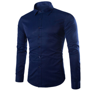 Çin üretici düşük fiyat erkek moda çeşitli boyutları uzun düz gömlek - Product Image 5