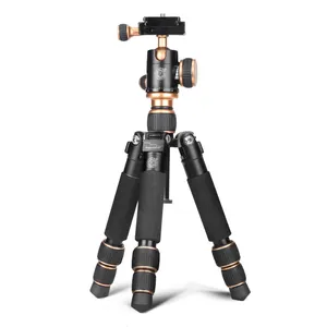 Tripod Mini Meja Profesional QZSD Q166, Tripod Mini Meja Profesional untuk Kamera Dslr Video Digital, Kaki Kecil Dapat Digunakan Pada Ponsel