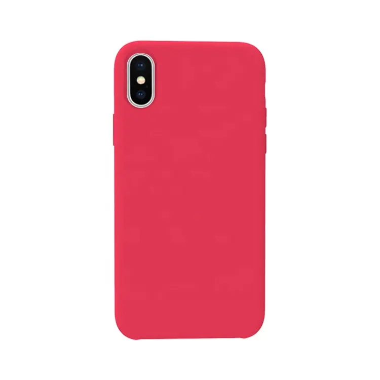 Stylish Solid Color Shock Absorbing Liquid Silicone Cell Phone Casing for Meizu 16Xs 16s Note 9 C9 Pro Zero 8 X8 V8 16X 16 Plus