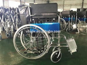 Silla de ruedas con asiento duro y cómodo, silla de ruedas <span class=keywords><strong>manual</strong></span> fuerte, con características convenientes, para el asiento duro, de la marca de fábrica - Product Image 6