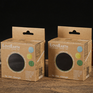 Boîte en carton kraft imprimée sur mesure avec fenêtre en PVC, emballage de produit à rabat, carton pliable pour présentation et stockage - Product Image 1