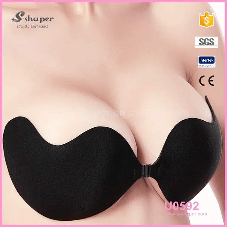 S-SHAPER קיץ קידום דבק סטרפלס Invisible סיליקון חזייה חלקה לדחוף את חזייה