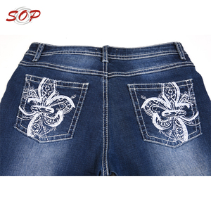Latest <strong>Plus</strong> <strong>Size</strong> Long <strong>Denim</strong> <strong>Skirt</strong> for Women Wear From Guangzhou Garment Manufacture - Product Image 3