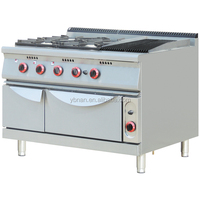 Kompor Gas Industri Stainless Steel 6 Tungku Built-In Komersial dengan Efisiensi Energi Kelas A dan Proteksi Pemadaman Api