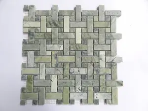 Di vendita caldo dandong marmo verde lastra di pietra costruzione mattonelle della parete interna