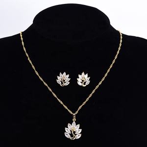 Set di Gioielli DTINA a Tema Pavone, Collana Economica in Rame e <span class=keywords><strong>Orecchini</strong></span> a Perno per Sposa e Festa di Matrimonio - Product Image 5