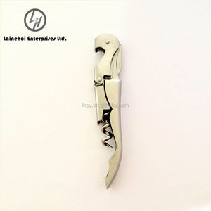 Fabricant Vente en gros Emballage personnalisé Ouvre-bouteilles multifonctions en métal argenté - Product Image 5