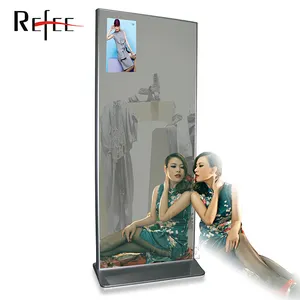 FHD media player touch screen smart mirror with motion sensor
