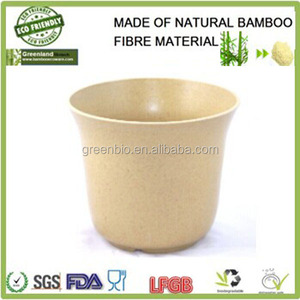 Vajilla de oficina ecológica grande de fibra de bambú bio friendly soporte <span class=keywords><strong>para</strong></span> plantas colgantes, macetas de bambú <span class=keywords><strong>para</strong></span> flores de jardín - Product Image 3