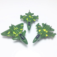 Ensemble de jouets d'avion en plastique sur le thème militaire, avions de chasse pour enfants