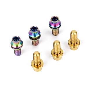 Tornillos de titanio de arco iris CNC de alta precisión personalizados - Product Image 2