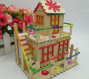 Doraemon Little House DIY Làm Kem Stick Gỗ Stick Tăm Xây Dựng Mô Hình Vật Liệu - Product Image 4