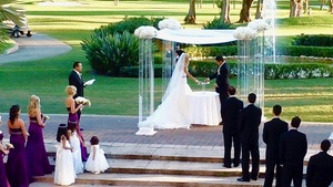 Acrilico trasparente Chuppah Huppah & Wedding Baldacchino Acrilico Arco Mandap ACRILICO <span class=keywords><strong>PLEXIGLASS</strong></span> DA SPOSA CHUPPAH BALDACCHINO & Arch - Product Image 3