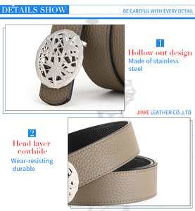 Suave Espana hebilla <span class=keywords><strong>de</strong></span> cinturón blanco <span class=keywords><strong>de</strong></span> cinturón <span class=keywords><strong>Caballero</strong></span> regalo cinturón logotipo negro - Product Image 3