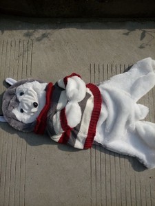 100cm Gros Chien Vide Peluches Peau Jouets En Peluche Sans Rembourrage - Product Image 2