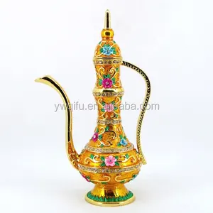 Wholesale popular Metal Golden Aladdin Lamp trade gift item(QF3369-002)