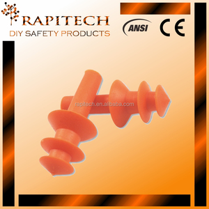 Tapones para los Oídos de Protección Auditiva de Seguridad Color Naranja - Product Image 5