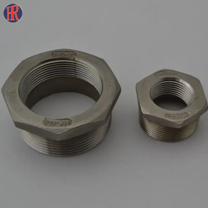 Stainless steel material and casting technical hex bushing