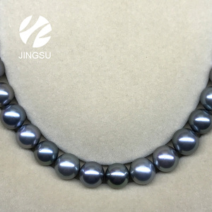 Lỏng màu xám màu đen không khoan <span class=keywords><strong>Tahitian</strong></span> ngọc trai trong hình dạng tròn có kích thước từ 9 mm đến 15 mm - Product Image 4