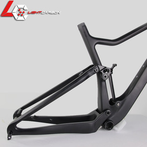 Cadre de vélo de montagne à double suspension LightCarbon Suspension arrière Cadre de vélo <span class=keywords><strong>Peinture</strong></span> blanche LCFS911 - Product Image 5
