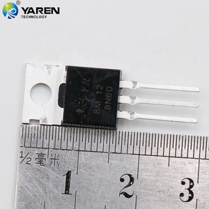 ทรานซิสเตอร์มอสเฟตกำลัง N-Channel รุ่น <span class=keywords><strong>8N60</strong></span> TO-220 600V 8A ชิ้นส่วนอิเล็กทรอนิกส์ประสิทธิภาพสูง - Product Image 5