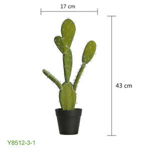 Supports pour <span class=keywords><strong>plantes</strong></span> d'<span class=keywords><strong>intérieur</strong></span>, <span class=keywords><strong>plantes</strong></span> artificielles de cactus porte-bonheur, faux cactus, usine - Product Image 3