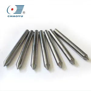 Well Polished D5*40mm Tungsten Carbide Spikes Cemented Carbide Rods With Tapered Ends