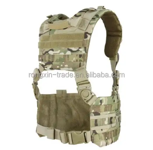Oem Hot Sale Molle System And Quick Release System Security Chest Rig Tactical Vest Laser Cut For Training Activities