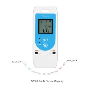 TempU03 data logger dati del centro di controllo della temperatura del sensore di temperatura usb