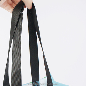 Sacs à provisions non tissés à coins ronds imprimés personnalisés avec des dessins simples Sacs fourre-tout stratifiés recyclés avec poignées <span class=keywords><strong>pour</strong></span> supermarché - Product Image 6