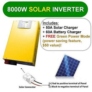Onduleur à onde sinusoïdale Pure 8000w, 48v, 60a, pour installation solaire, chargeur, ups - Product Image 2