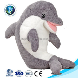 Khuyến Mại Bán Buôn Tùy Chỉnh Dolphin Valentine Quà Tặng Dễ Thương Xám Couple Mềm Nhồi Bông Đồ Chơi Cá Heo - Product Image 6